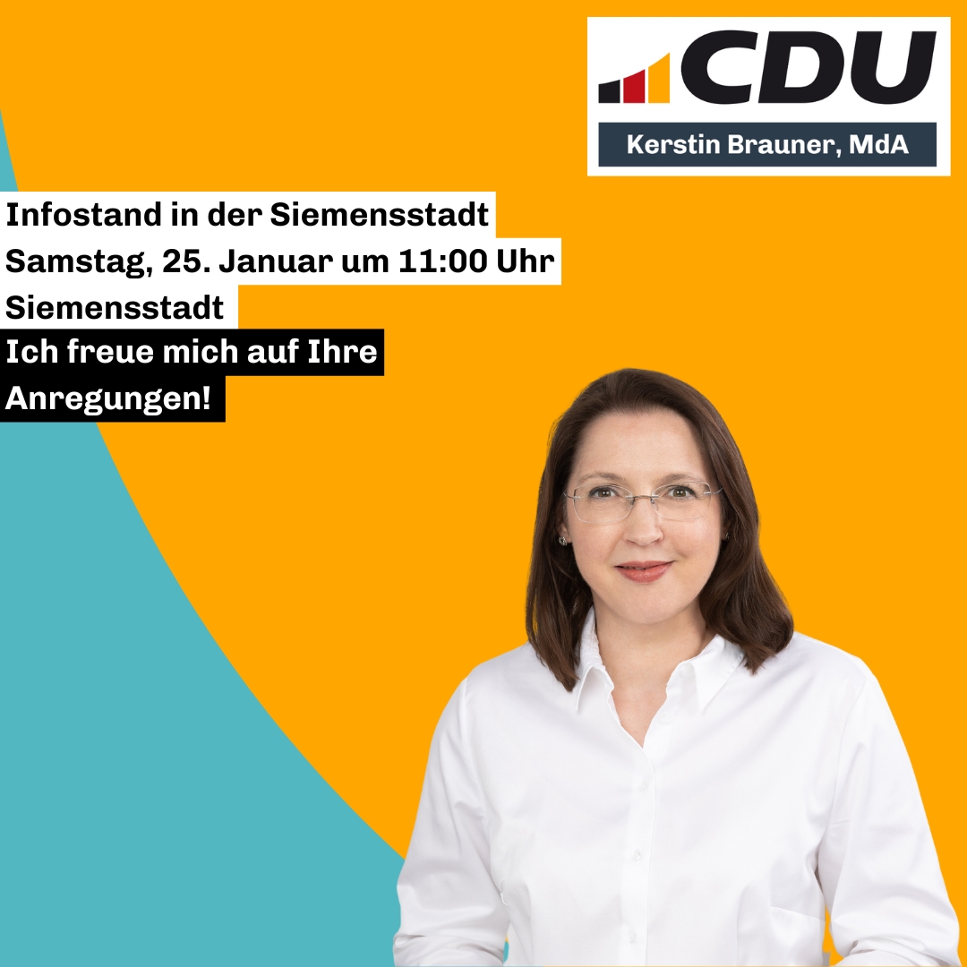 Infostand in der Siemensstadt